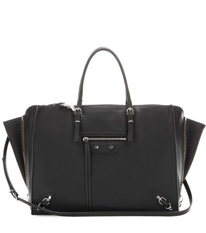 Etro Papier B4 Zip-around Leather Shoulder Bag