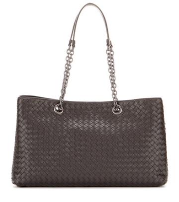 T By Alexander Wang Intrecciato Leather Tote