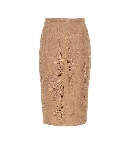 Max Mara Lace Pencil Skirt