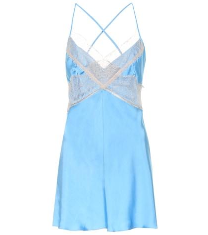 Victoria Beckham Satin And Lace Camisole