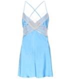 Victoria Beckham Satin And Lace Camisole