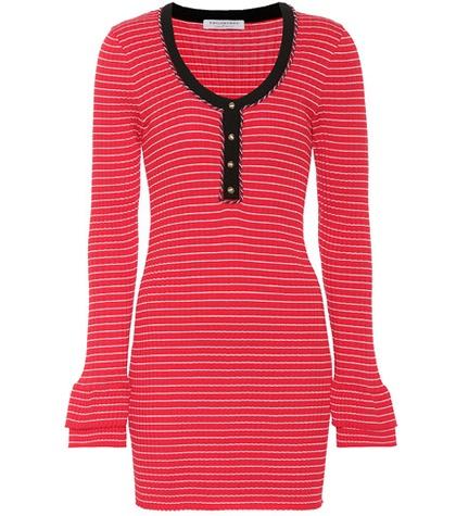 Philosophy Di Lorenzo Serafini Striped Cotton Minidress