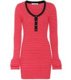 Philosophy Di Lorenzo Serafini Striped Cotton Minidress