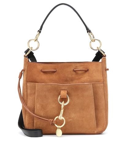 See By Chlo Tony Medium Suede Bucket Bag