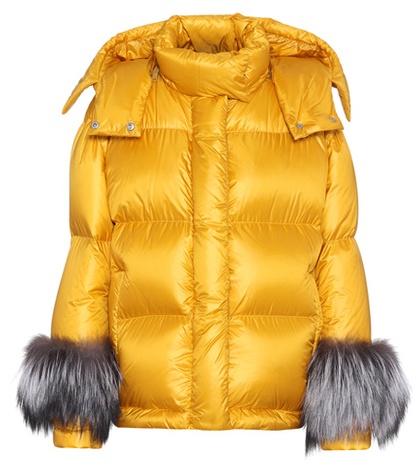 Prada Fur-trimmed Down Coat