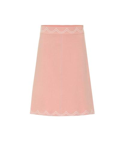 Redvalentino Crêpe Skirt