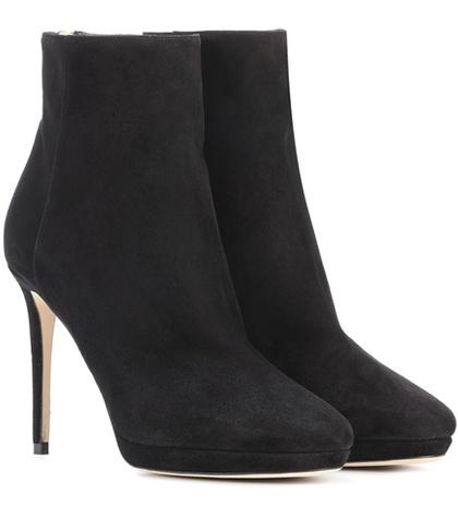 Miu Miu Harvey 100 Suede Ankle Boots