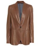 Brunello Cucinelli Leather Blazer