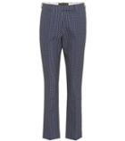 Acne Studios Jacquard Cropped Cotton Trousers