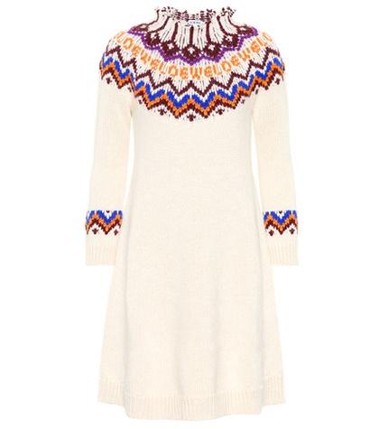 Loewe Wool And Alpaca-blend Sweater Dress