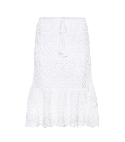 Roksanda Marianne Crocheted Cotton Skirt