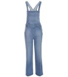 Frame Le Button Flared Denim Overalls