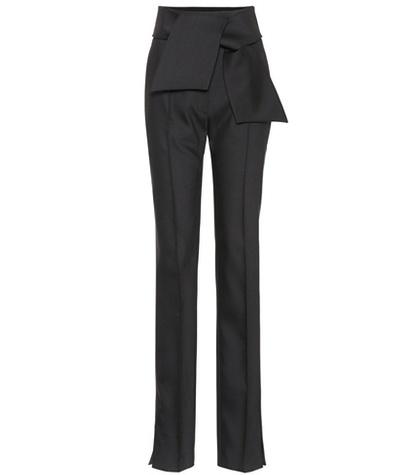 Valentino Wool And Silk-blend Pants
