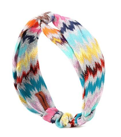 Missoni Mare Metallic Knitted Headband