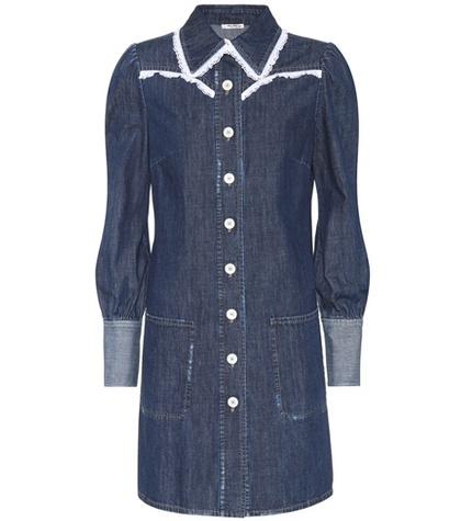 Miu Miu Denim Shirt Dress