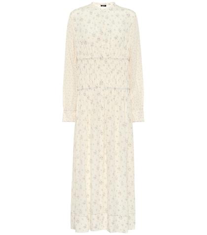 Joseph Tala Floral-printed Silk Dress