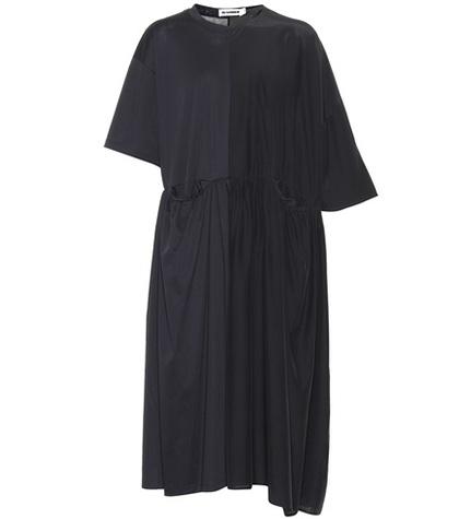 Jil Sander Cotton And Silk Dress