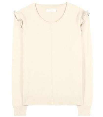 Michael Kors Collection Cotton And Silk Sweater