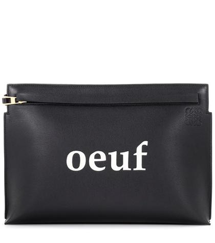 Loewe Printed Leather Clutch