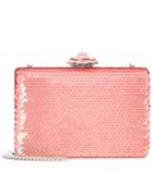 Oscar De La Renta Rogan Sequinned Box Clutch