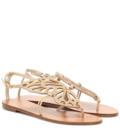 Valentino Bibi Butterfly Leather Sandals