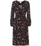 Velvet Pomona Floral Crêpe Wrap Dress