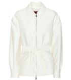Prada Grand Sandy Cotton And Silk Jacket