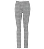 Victoria Beckham Checked Wool-blend Trousers