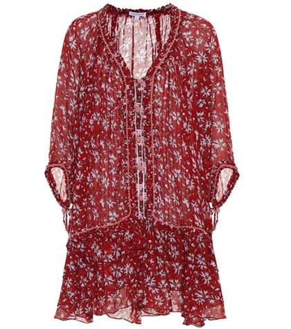 Poupette St Barth Fleur Embroidered Cotton Dress
