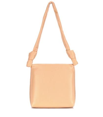 The Row Small Wander Leather Shoulder Bag