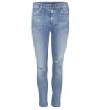 Citizens Of Humanity Rocket Distressed High-rise Skinny Jeans