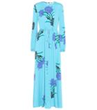 Diane Von Furstenberg Floral-printed Silk Dress