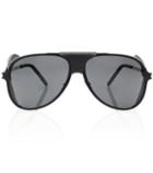 Stella Mccartney Classic 11 Blind Spoiler Aviator Sunglasses