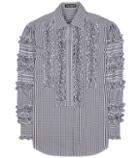 Dolce & Gabbana Ruffled Cotton-blend Shirt