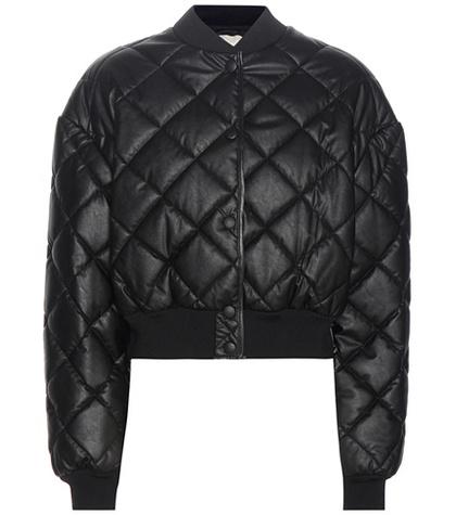 Stella Mccartney Nathalie Faux-leather Bomber Jacket