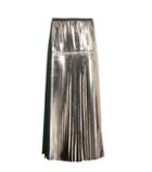 Stella Mccartney Carmen Metallic Pleated Satin Skirt
