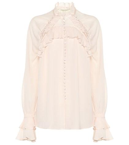 Isabel Marant Ruffled Silk Blouse
