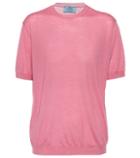 Miu Miu Knitted Wool T-shirt