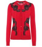 Dolce & Gabbana Lace-trimmed Wool-blend Cardigan