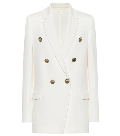 Brunello Cucinelli Cotton-blend Double-breasted Blazer