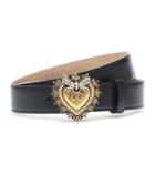 Dolce & Gabbana Devotion Embellished Leather Belt