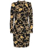 Veronica Beard Printed Stretch Silk Minidress