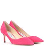 Huishan Zhang Romy 60 Suede Pumps