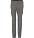 Tom Ford Wool And Silk-blend Trousers