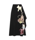 Valentino Wool Skirt With Appliqué
