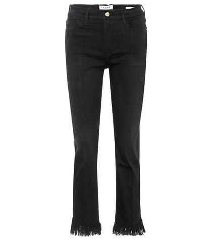 Frame Le High Straight Cropped Jeans