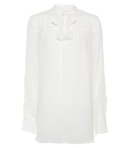 Tre Ccile Silk-blend Blouse