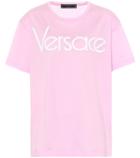 Versace Embroidered Cotton T-shirt