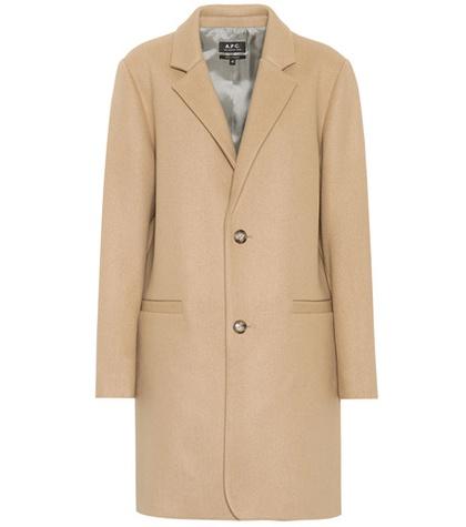 A.p.c. Wool-blend Coat