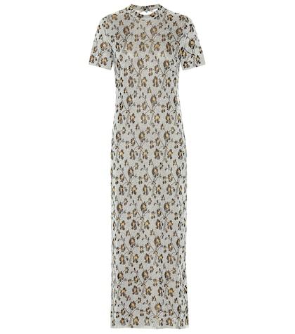 Paco Rabanne Jacquard Knit Maxi Dress